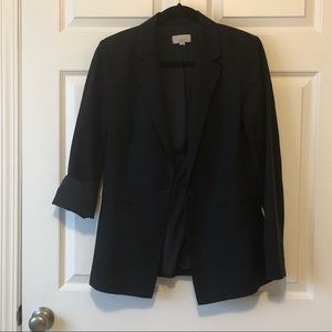 Classic navy loft modern blazer sz 8